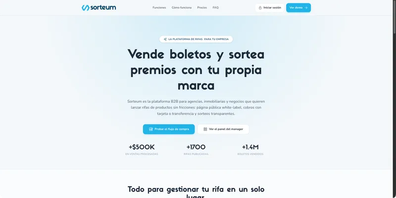 Imagen del proyecto: Sorteum.app